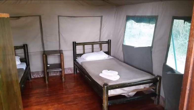 crocodile bridge camp safari tents interior