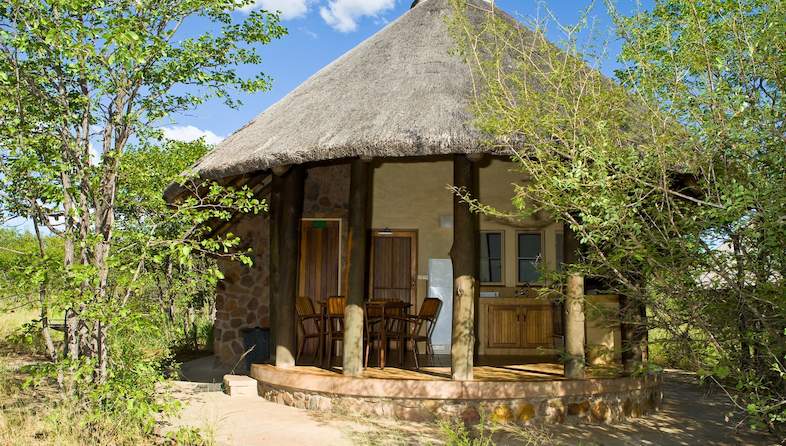 mopani rest camp bungalow exterior