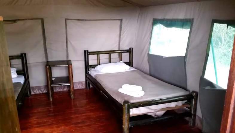 skukuza rest camp safari tent interior
