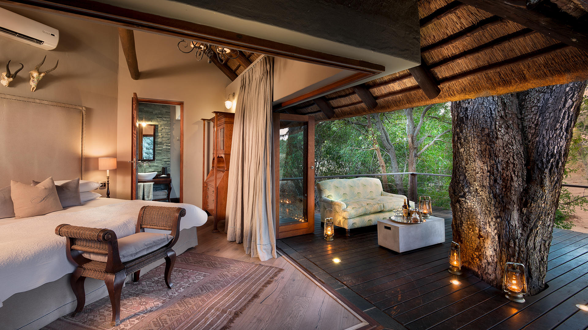 family suite at luxury andbeyond ngala safari lodge close to kruger national park in south africa